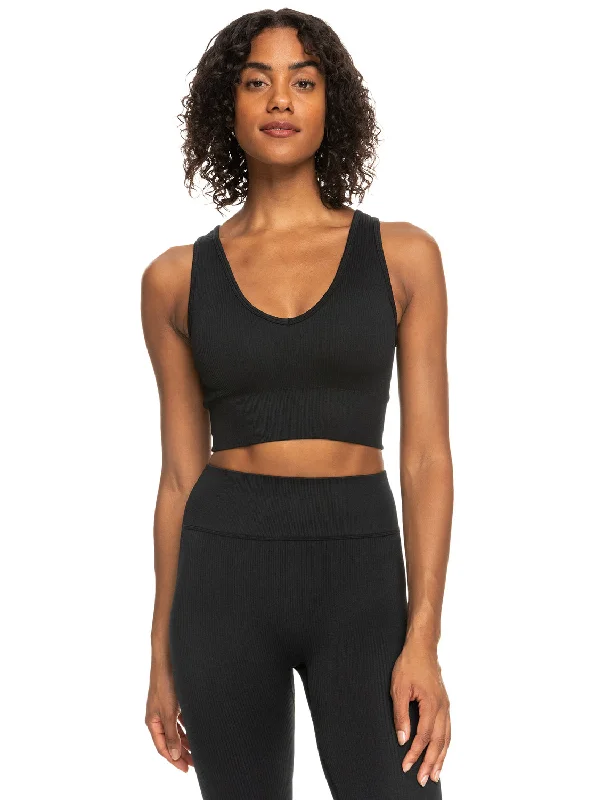 Chill Out Seamless Sports Bra - Anthracite Fashion Forward