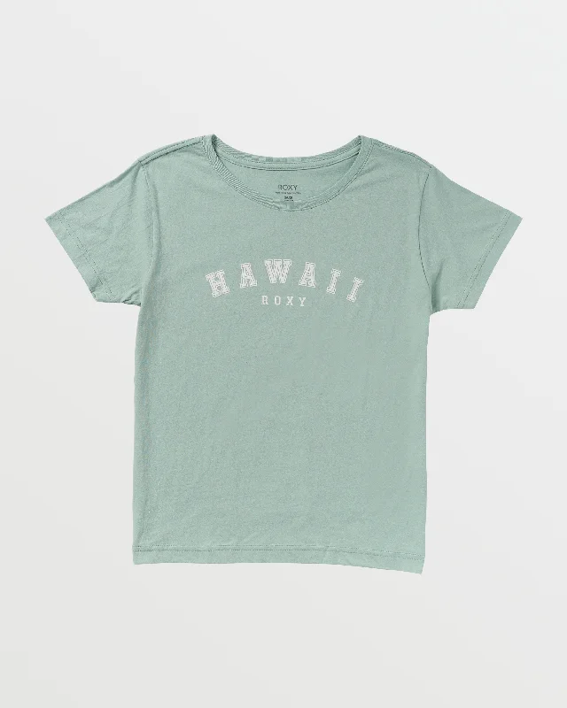 Collegiate Hawaii Boyfriend T-Shirt - Blue Surf Cool Prices