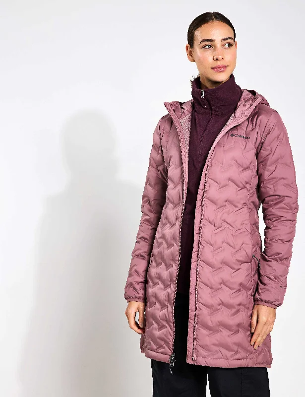 Delta Ridge II Hooded Long Down Puffer - Fig Exclusive Discount