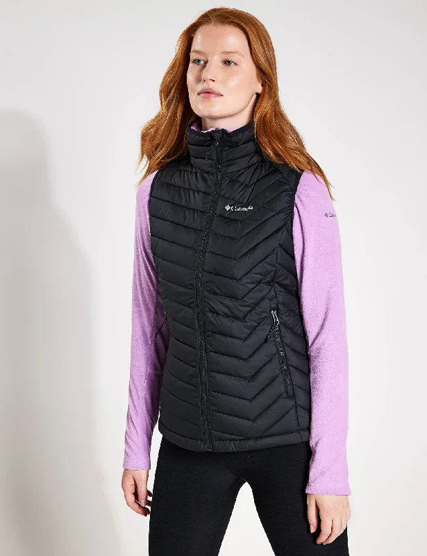 Powder Lite Insulated Vest - Black Comfort Meets Fashion