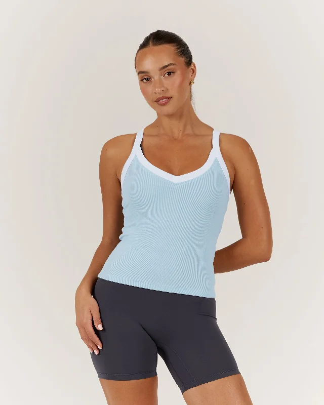 DEFINITION RIBBED TANK TOP - POLAR Fashion Forward