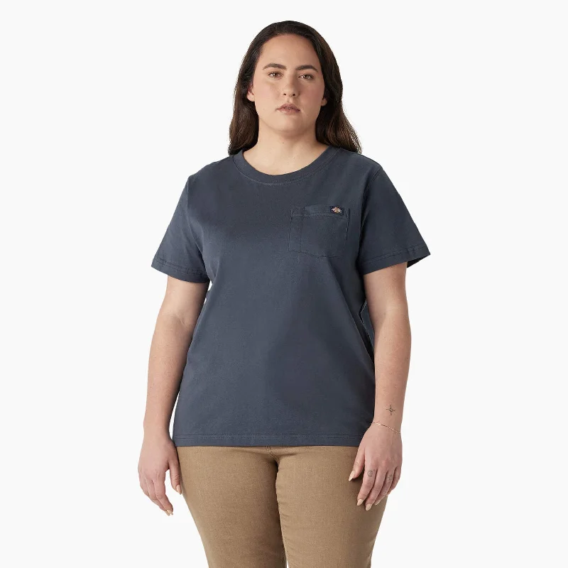 Dickies Women's Plus Heavyweight Short Sleeve T-Shirt Chic Style