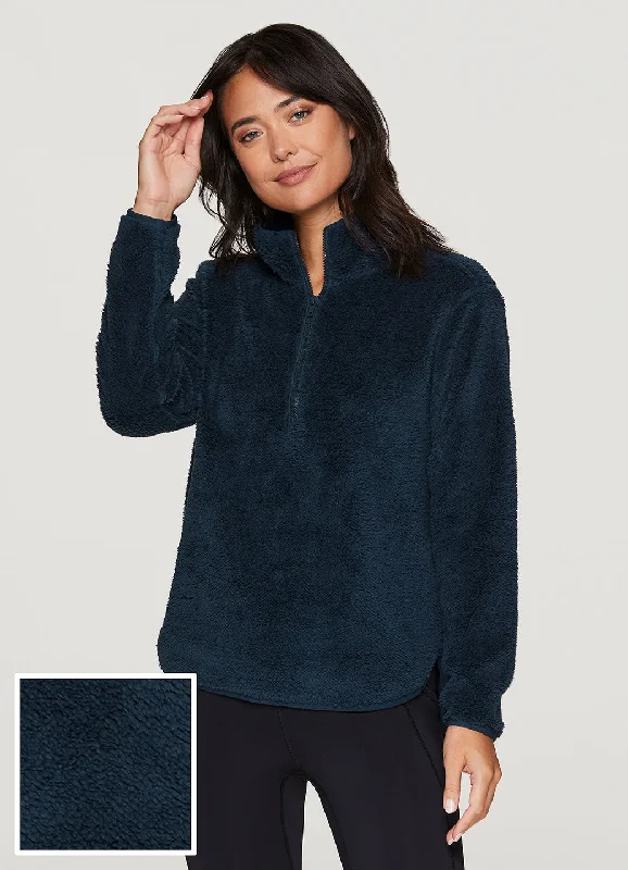 Dylan 1/4 Zip Sherpa Pullover Final Sale