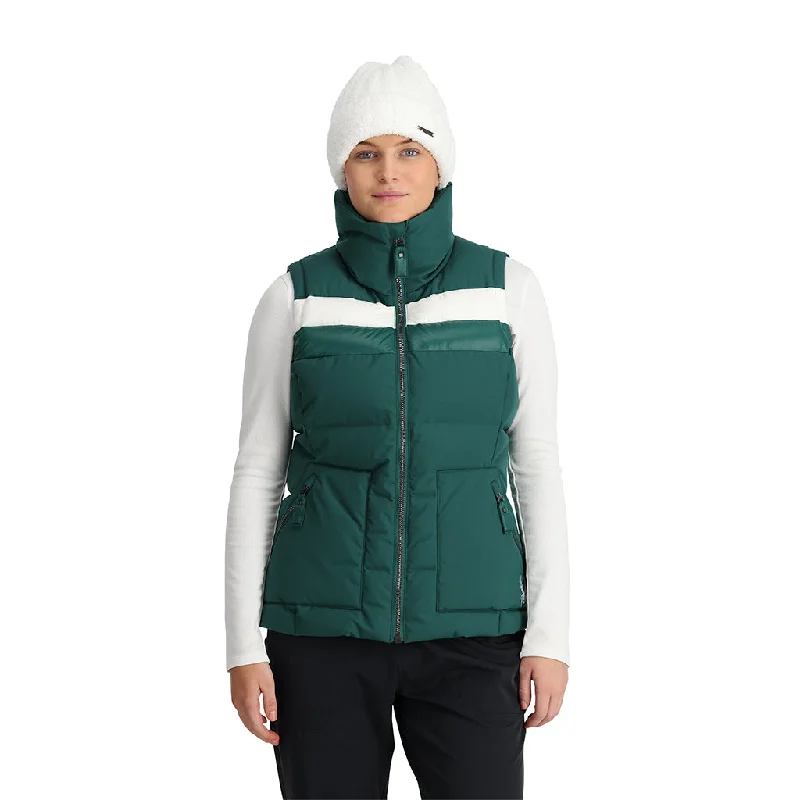 Womens Eastwood Vest - Cypress Green Chic & Cozy Apparel