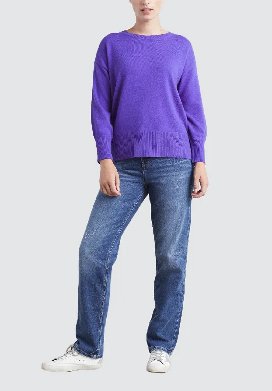 Easy Cashmere Sweatshirt | Purple Seasonal Sale