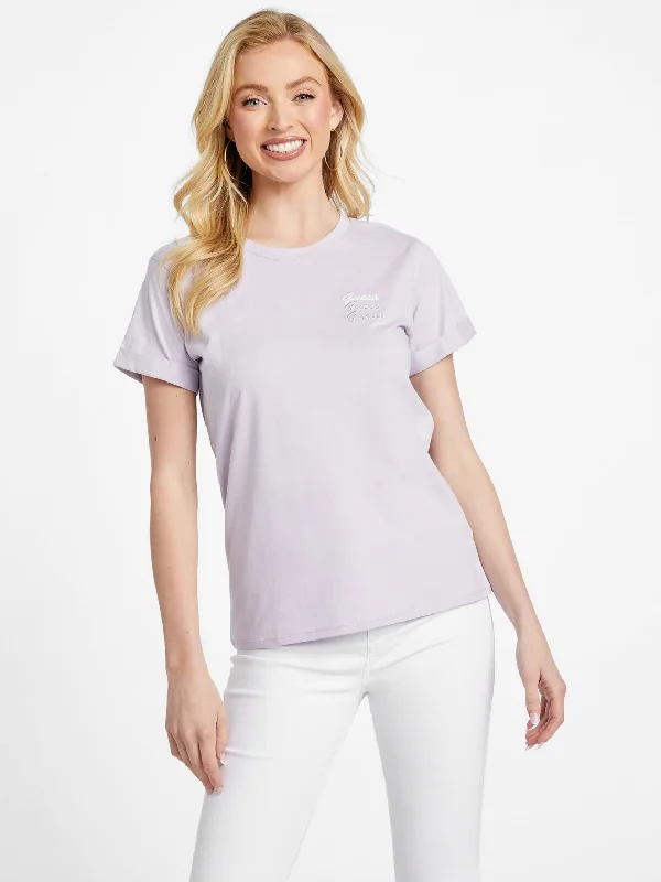 Eco Lyla Embroidered Tee All Season Basics Discount