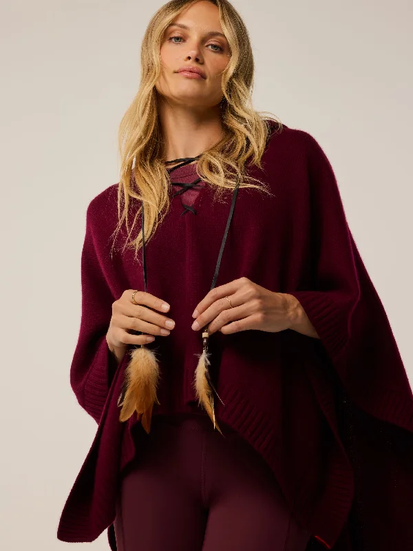 Elu Hooded Poncho Trend Driven Wardrobe