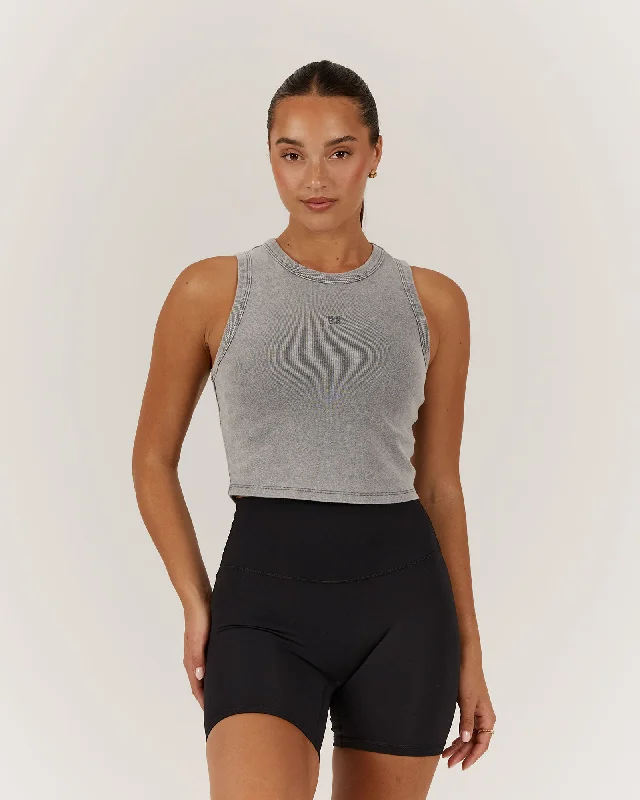 EMERSON CROP TANK - GREY Special Occasion Wear