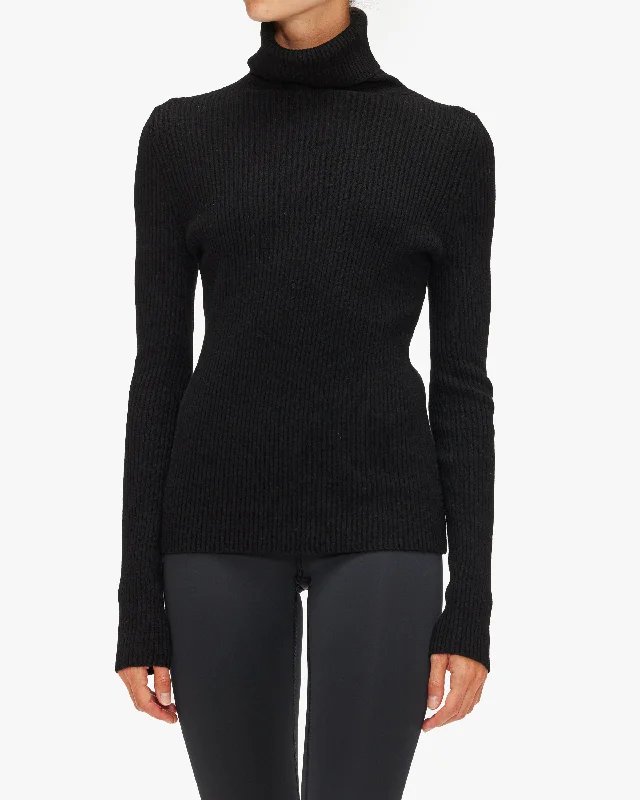 Enza Costa Rib Turtleneck Sweater Limited Styles