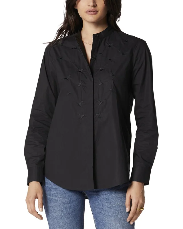 Equipment Cherine Collarless Shirt Latest Trends