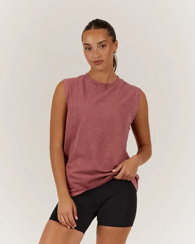 ESSENTIALS TANK - FADED BERRY Trend Setting Wardrobe