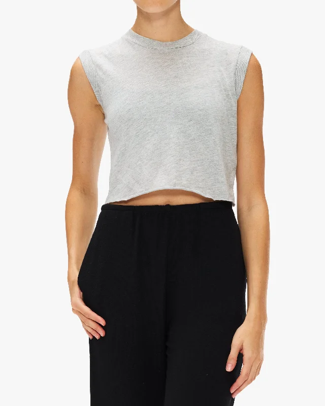 Eterne Cropped Muscle Tank Chic & Cozy Collection