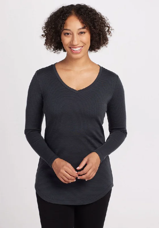 Eva Tunic - Carbon Stripe - Early BFCM Daily Deal 6! Trendy Threads