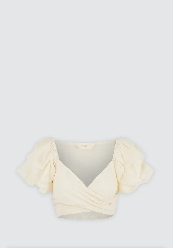 Fey Top | Cream Insane Discount Onslaught