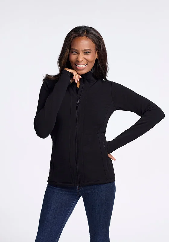 Finley Zip Up Sweatshirt - Black Discounts On Casual Weekend Styles