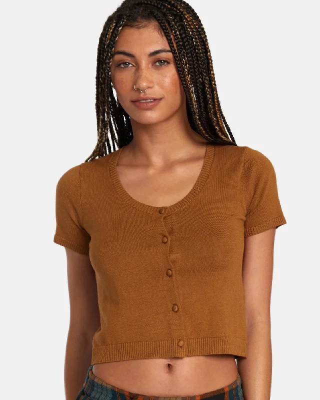 Float Sweater - Workwear Brown Trendy Fashion For Women