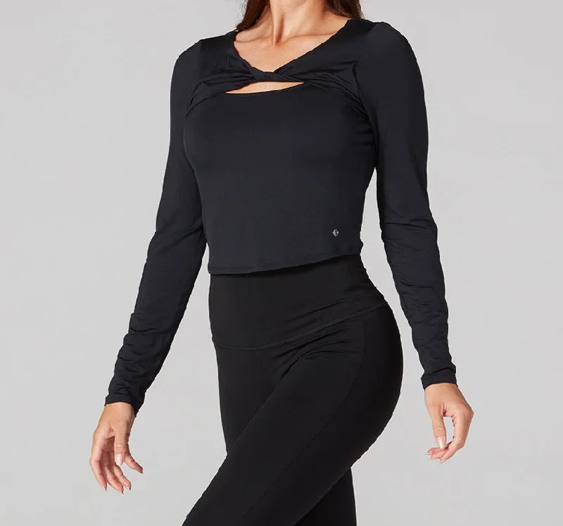 Form Cropped Long Sleeve Feminine Allure