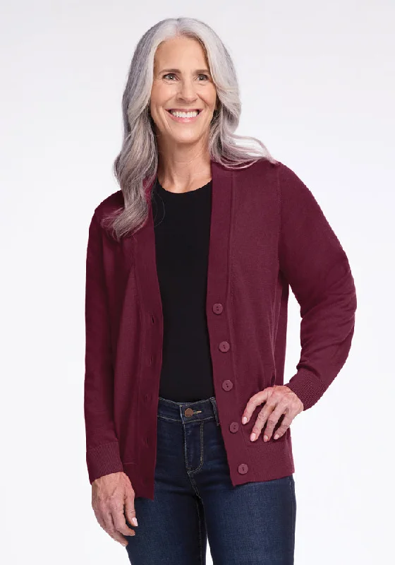 Gia Sweater - Cabernet Crush Urban Femme Streetwear