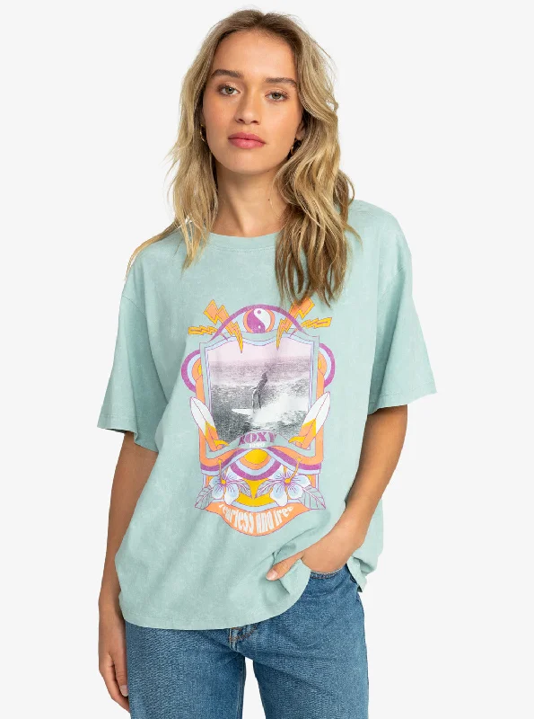 Girl Need Love A Oversized T-Shirt - Blue Surf Best Sellers