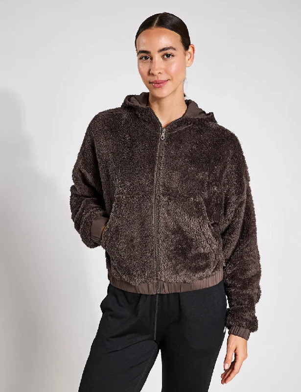 Recycled Fleece Bomber - Pine Cone Hot Picks