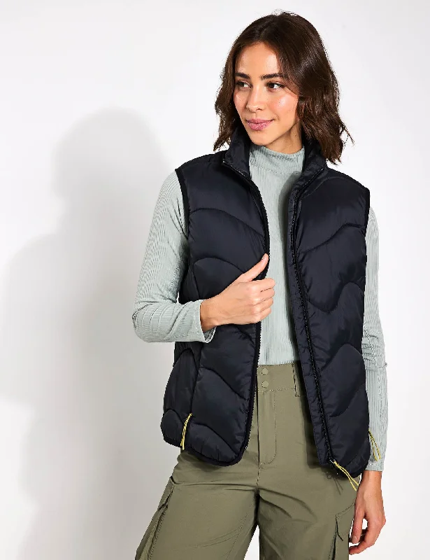 Stormwear Quilted Puffer Gilet - Black Boho - Chic Festival - Ready Style