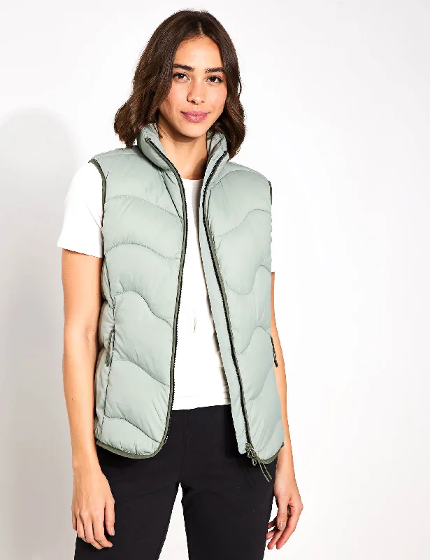 Stormwear Quilted Puffer Gilet - Light Verdigris Final Clearance