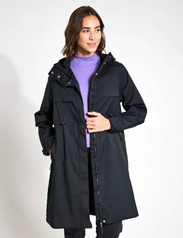 Stormwear Ultra Waterproof Hooded Parka - Black Hollywood Glam Award - Show Style