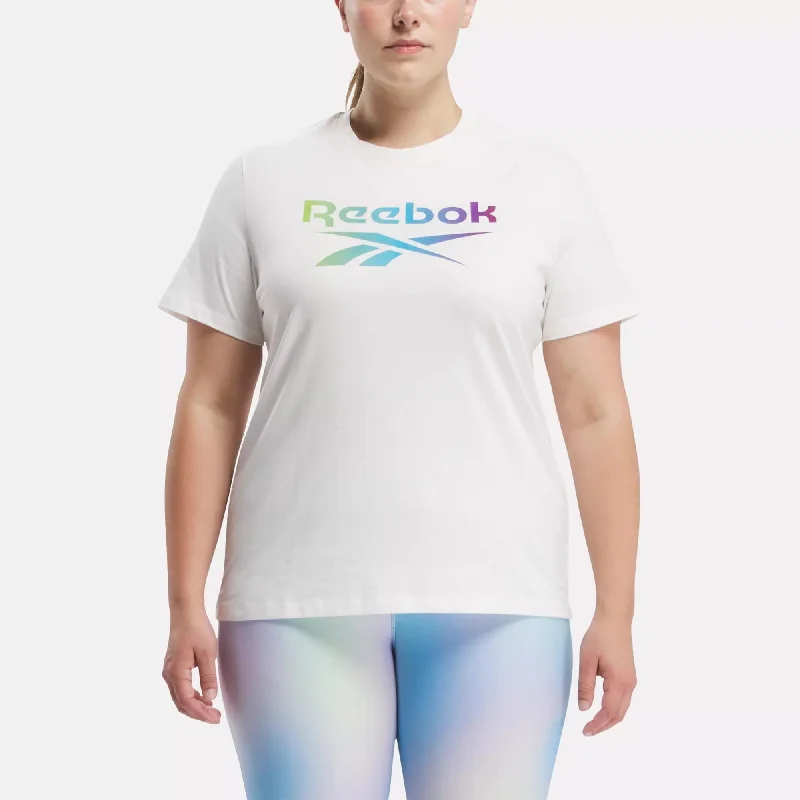 Gradient Graphic T-Shirt (Plus Size) Holiday Glam