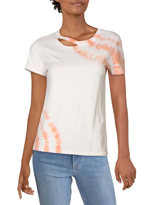 Harlow Womens Cotton Tie-Dye T-Shirt Latest Trends