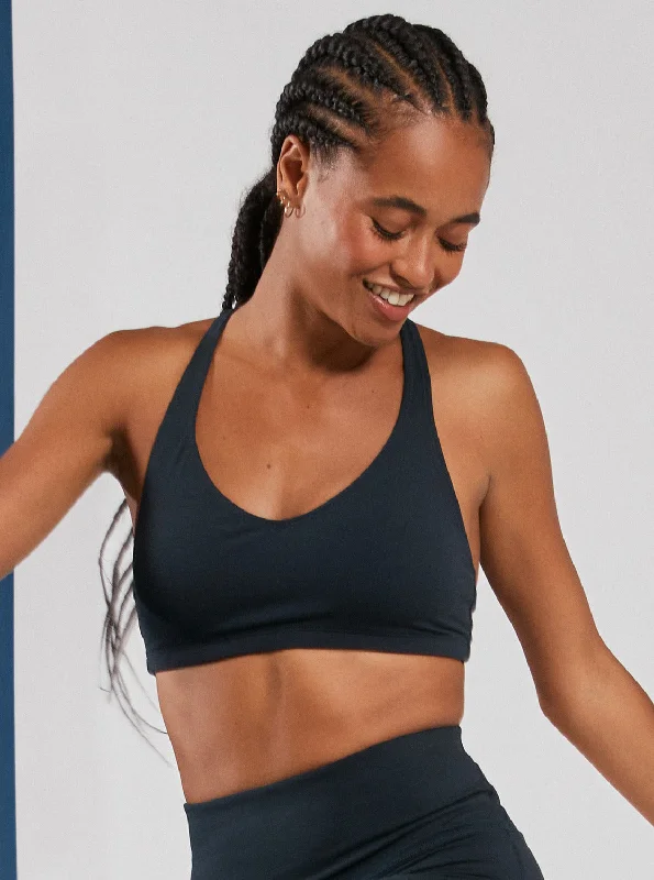 Heart Into It Sports Bra - Anthracite Limited Time Offers