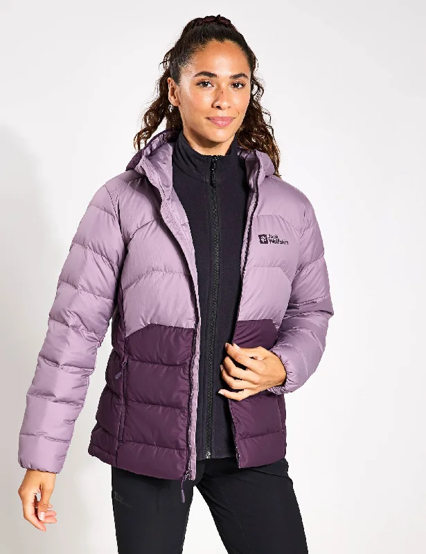 Ather Down Hooded Jacket - Midnight Plum Limited Styles