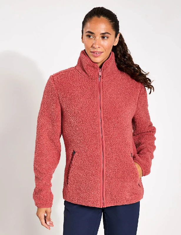 High Curl Jacket - Red Coral Casual Yet Stylish Separates