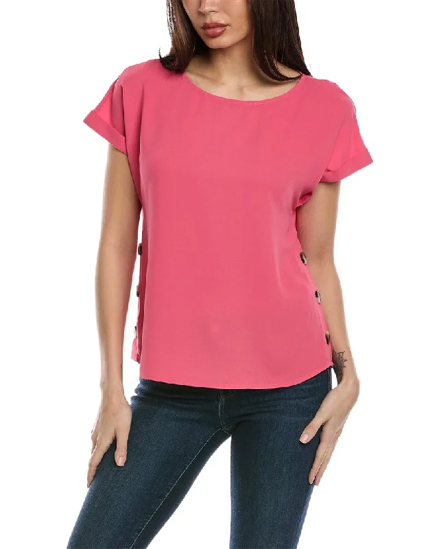 Jones New York Jasper Crepe Top Mega Sale