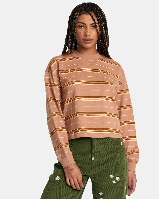 Kinney Long Sleeve Long Sleeve Tee - Clay Limited Time Offers