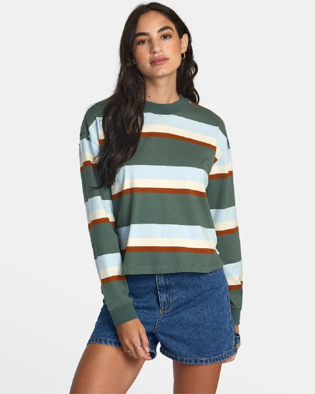 Kinney Long Sleeve Long Sleeve Tee - Spinach Sophisticated Cut