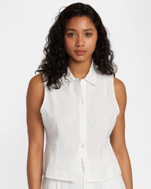 Klein Top Tank - Whisper White Seasonal Sale