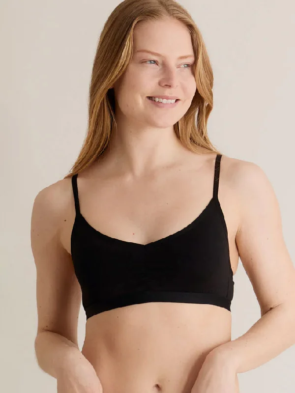 Komodo Anastasia Organic Cotton Bra - Black Chic Allure