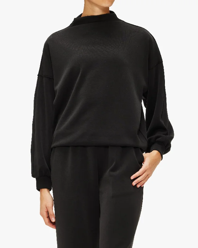 Lanston Kenzie Pintuck Mockneck Pullover Wardrobe Essentials