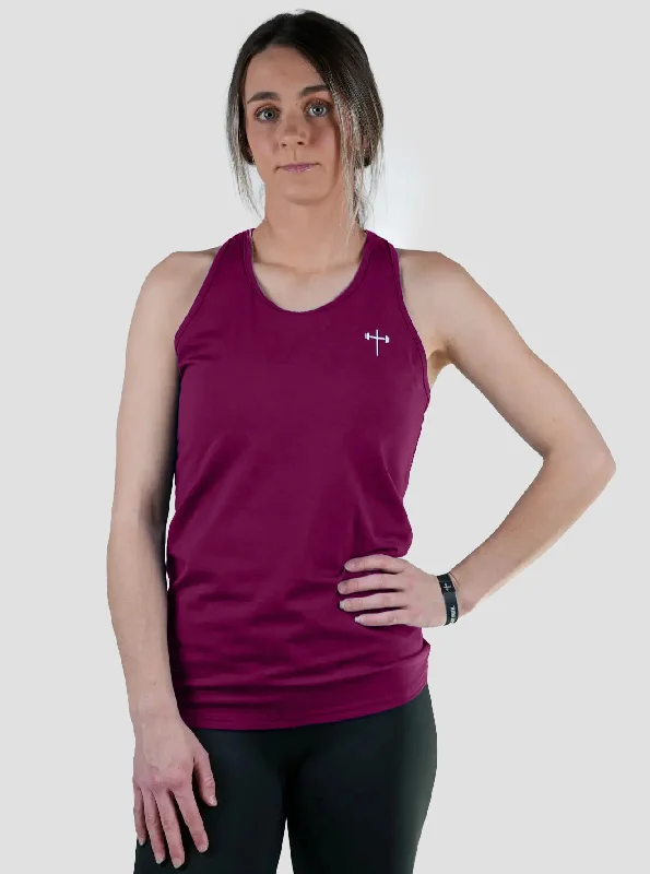 Lightweight Racerback Tank Elegant Style