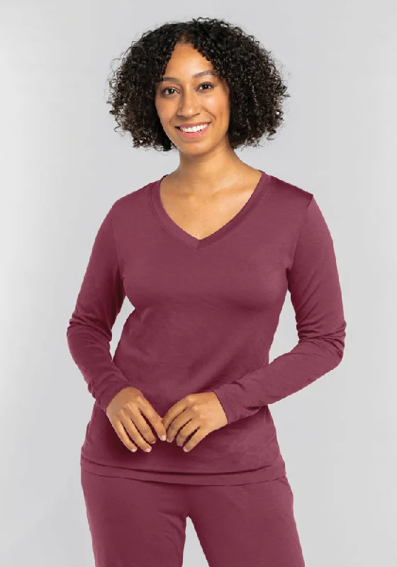 Lily V Neck Lounge Top - Wild Ginger Trend Alert