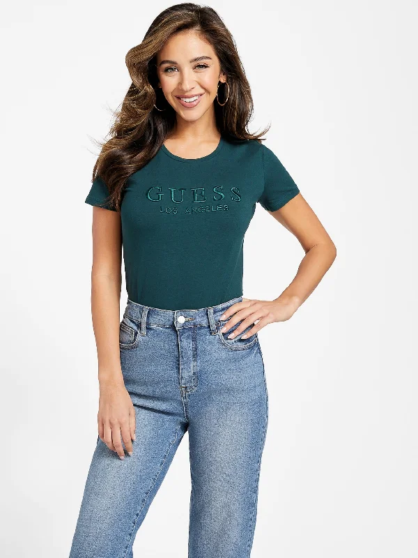 Lizza Embroidered Logo Tee End Of Season Clearance