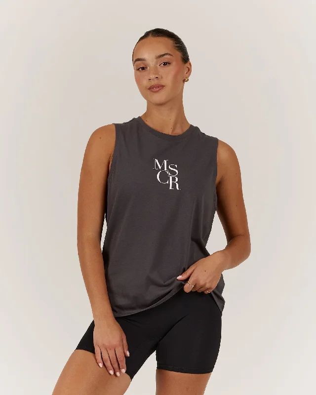 LOOSE TANK MSCR - SHADOW Luxury Fashion for Women