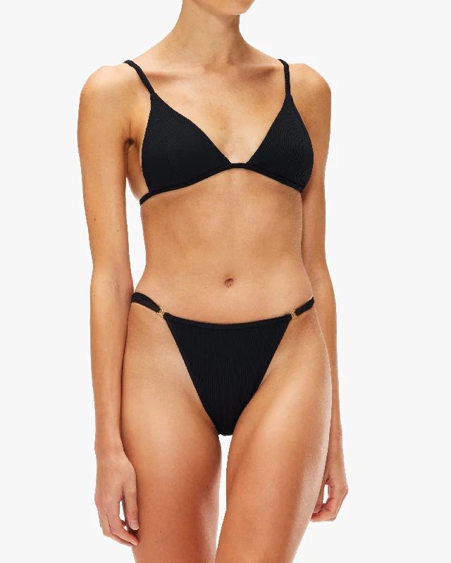 L'Space Ribbed Lindsay Bikini Top Daily Deals