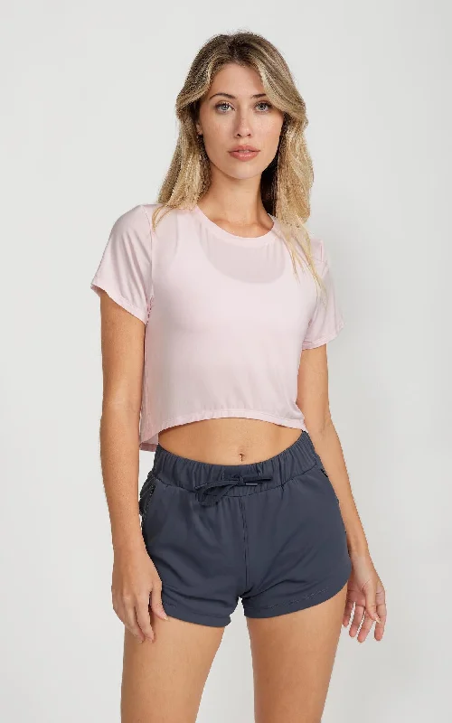 Luv Crop in Crystal Pink Sophisticated Cut