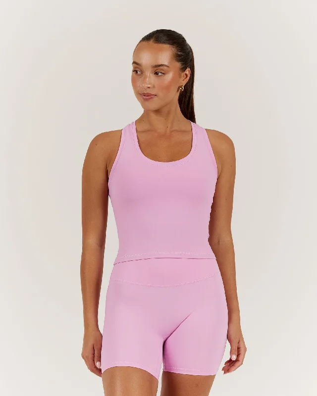 LUXE MIDRIFF TANK - GUAVA Dreamy Aesthetic