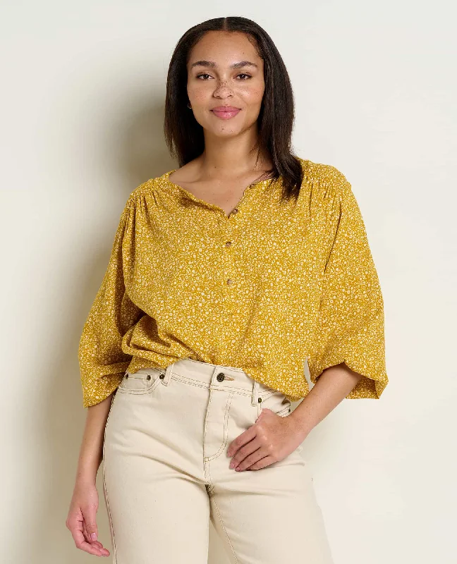 Manzana Long Sleeve Peasant Top Budget Friendly