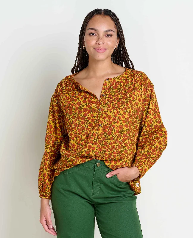 Manzana Long Sleeve Peasant Top Limited Time Offer