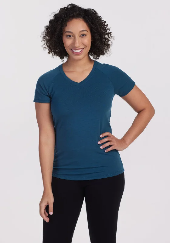 Mia V Neck - Real Teal Weekend Exclusive