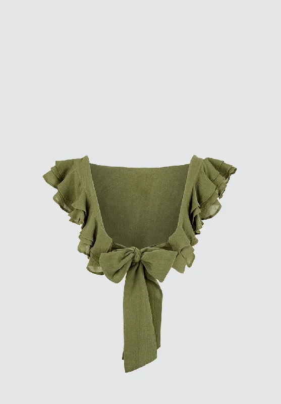 Montana Top | Olive Versatile Style Wardrobe