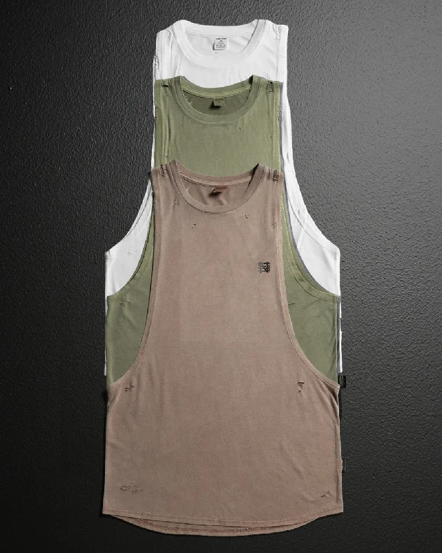 MOTO DISTRESSED BRO TANK BUNDLE Contemporary Elegance